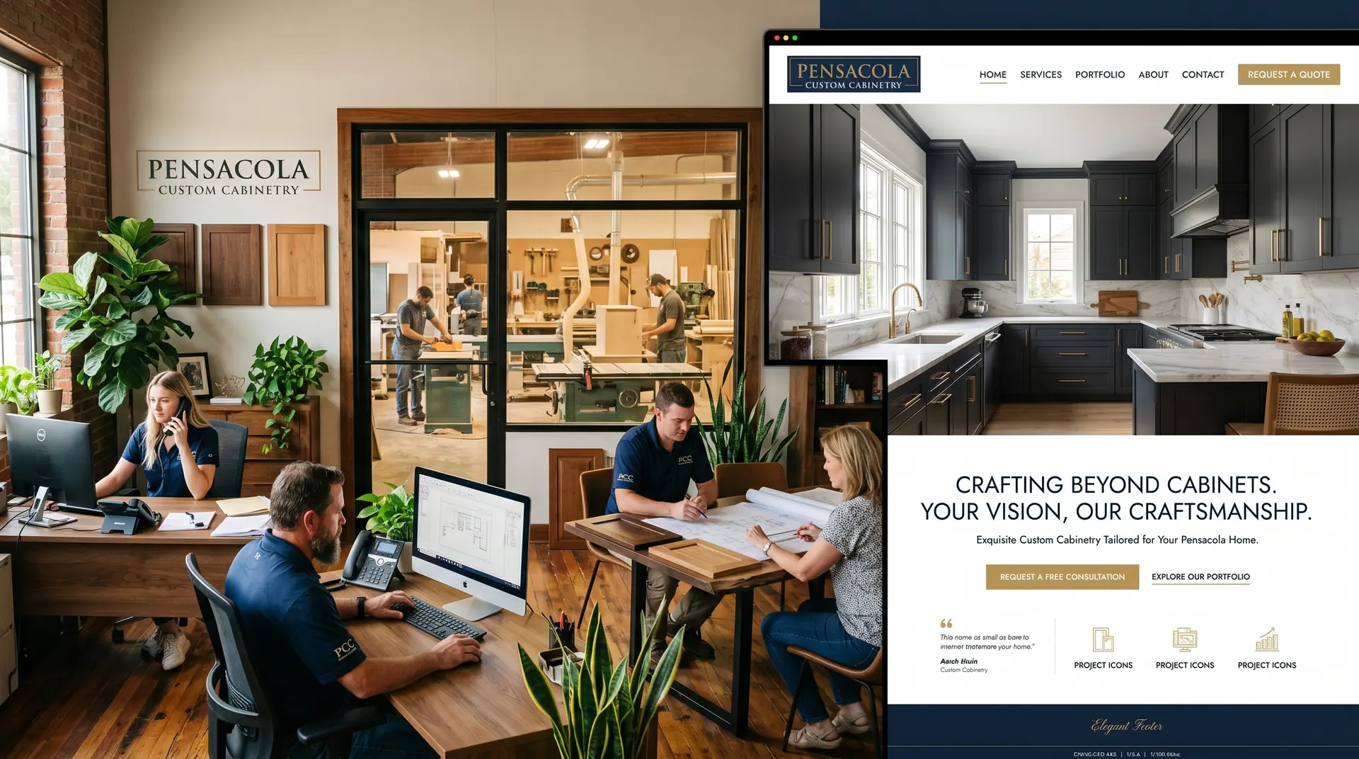 Conversion Engines.</br>Not Just Websites. feature showcase